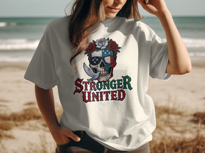 Stronger United Skull Graphic T-shirt product