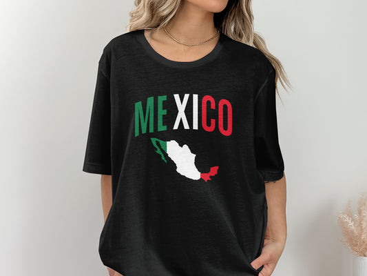 Mexico Graphic T-Shirt With Map Design product type
