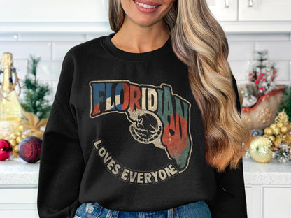 Floridan Loves Everyone Graphic Sweatshirt product