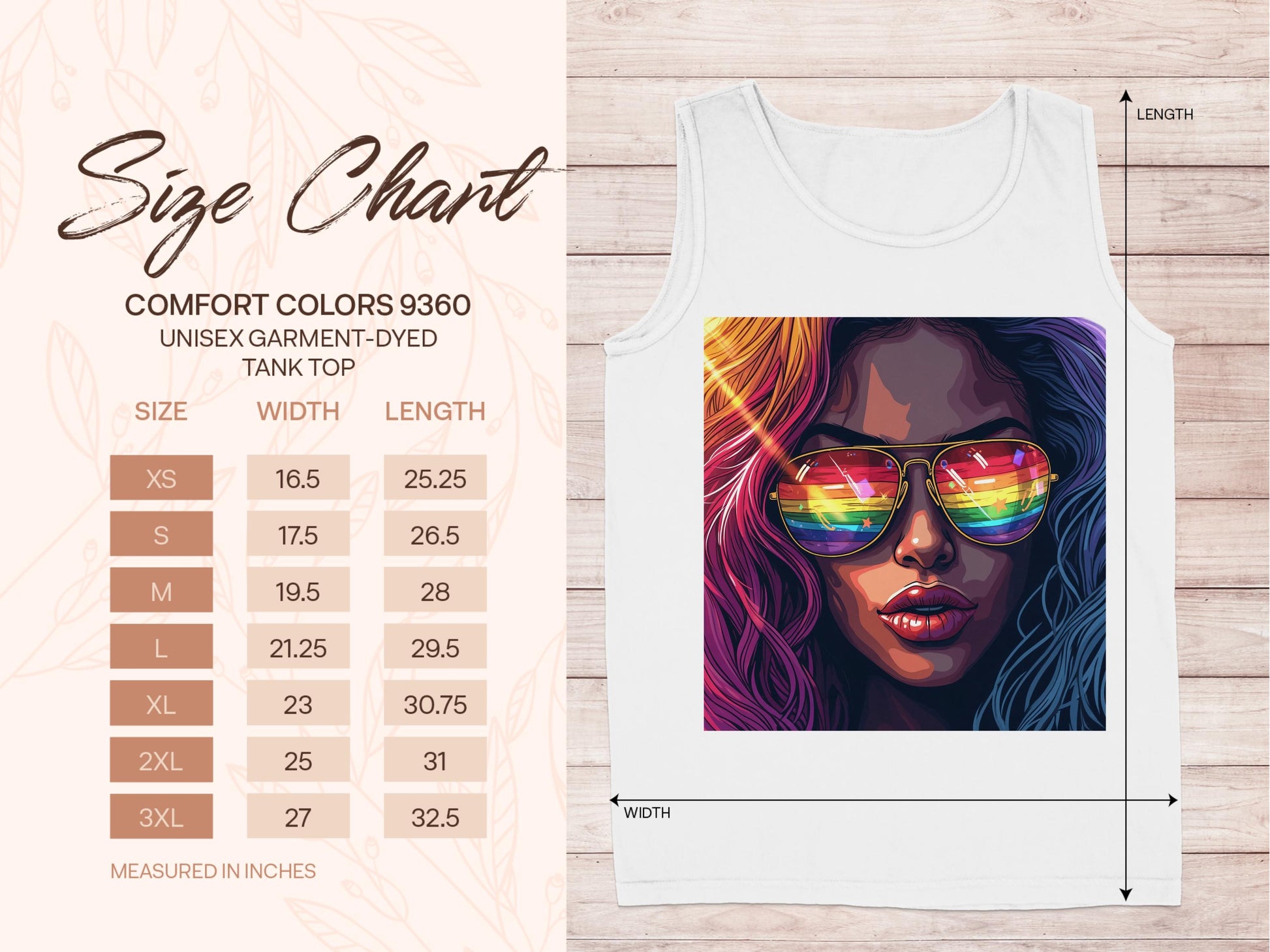 Rainbow Reflection Graphic Tank Top product
