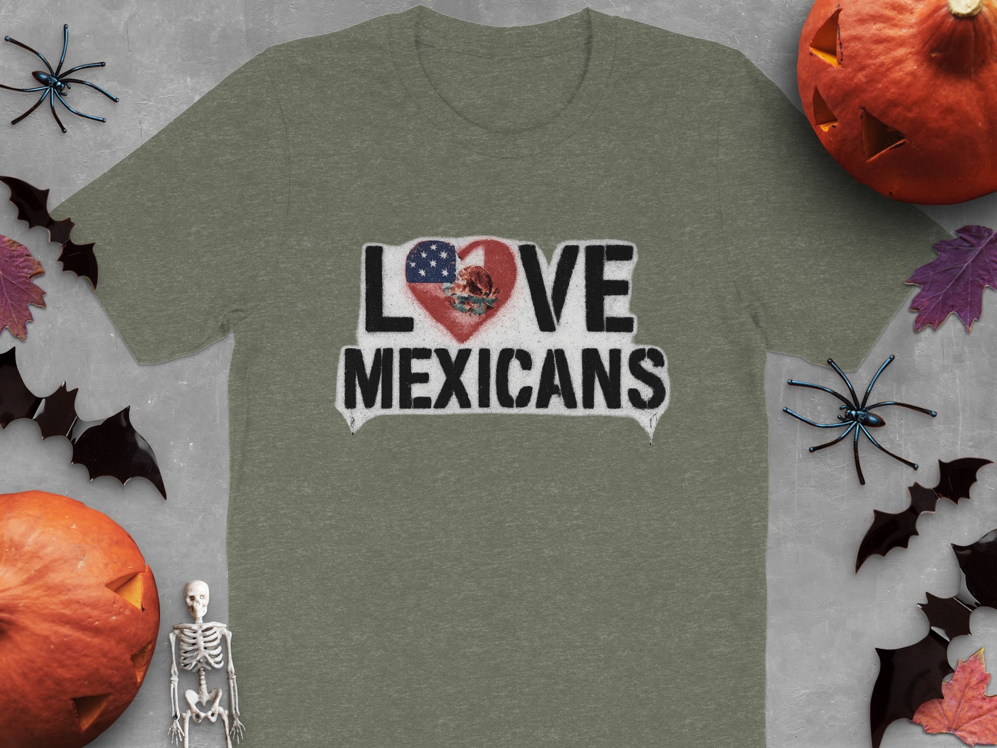 LOVE MEXICANS Graphic T-Shirt Halloween product