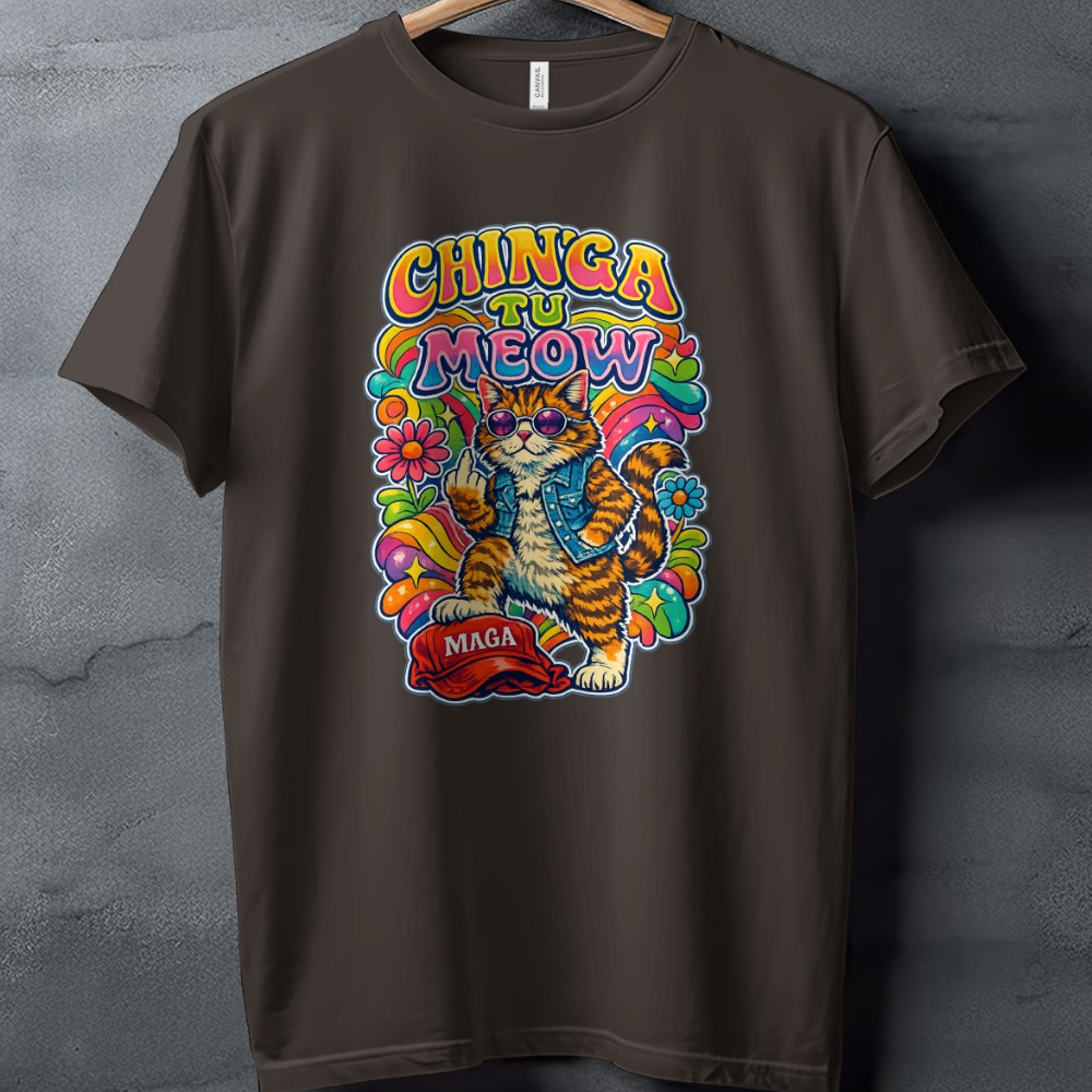 CHINGA TU MEOW Cat Sunglasses Middle Finger MAGA product type