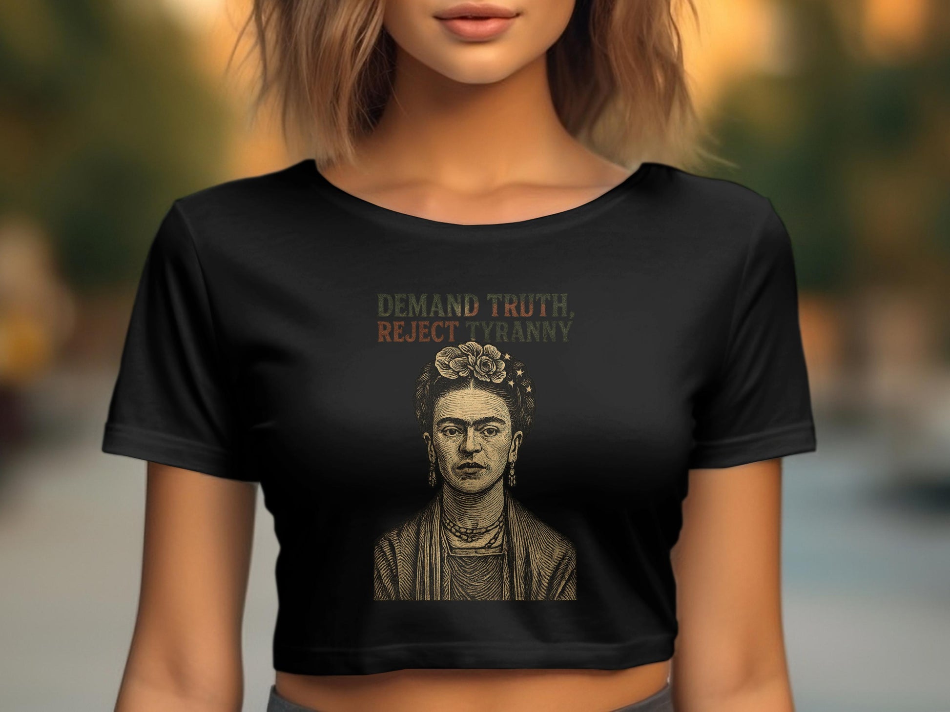 Demand Truth Reject Tyranny Graphic T-Shirt product