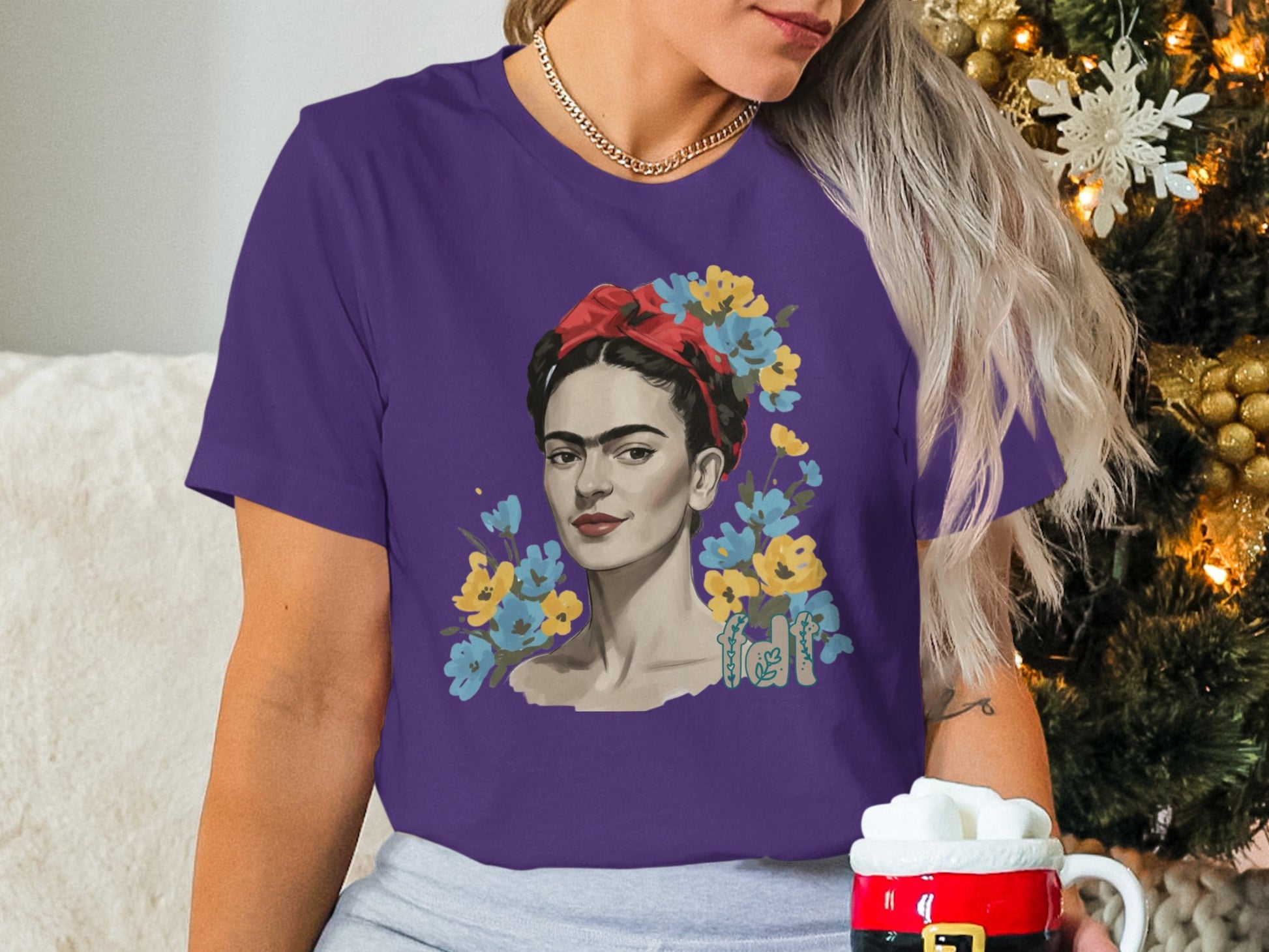 Frida Kahlo Graphic Print T-Shirt for Women