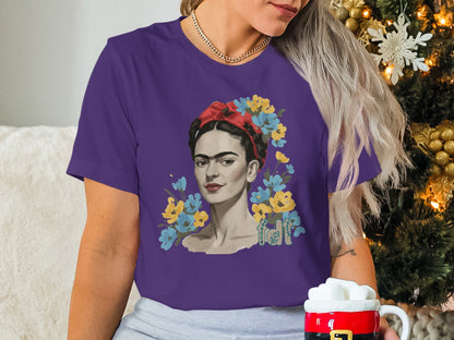Frida Kahlo Graphic Print T-Shirt for Women