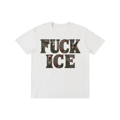 FUCK ICE with FDT Subtle The Perfect Tee; LOUDNESS Needed Now!! Pure Cotton Unisex T-Shirt