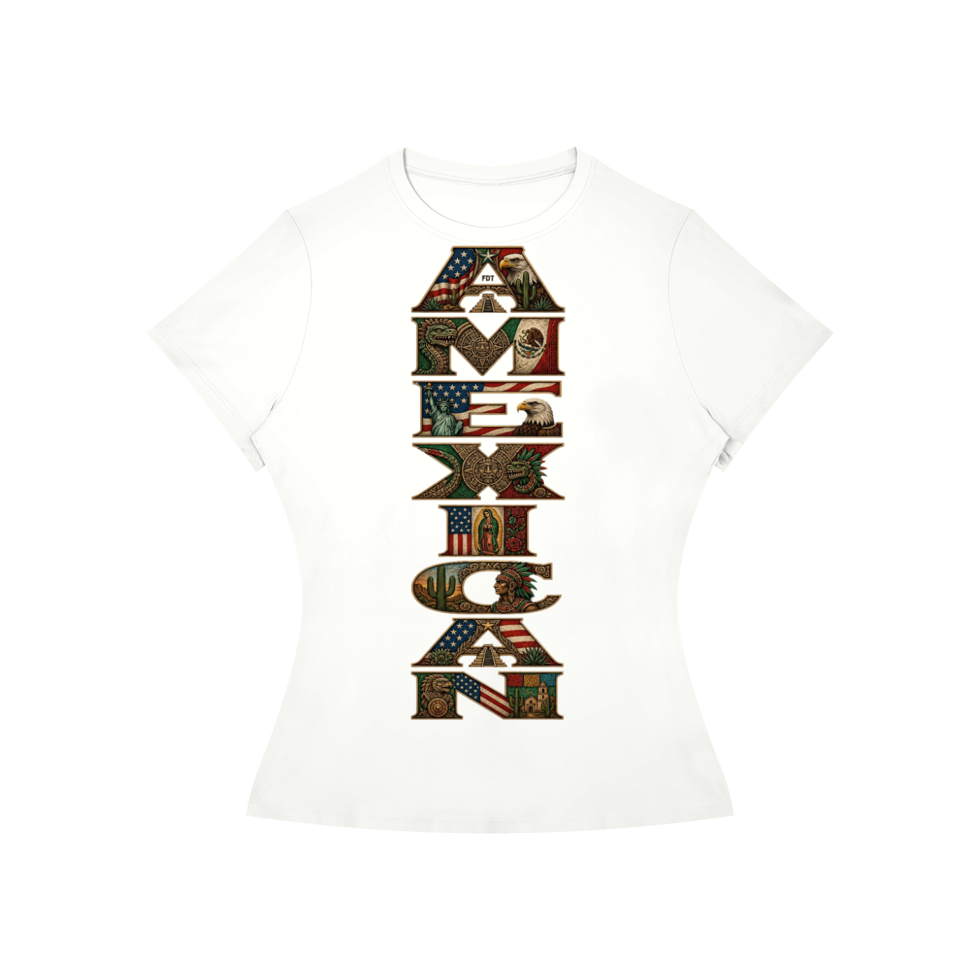 AMEXICAN Pride FDT Subtle Women’s Slim Fit Performance T-Shirt