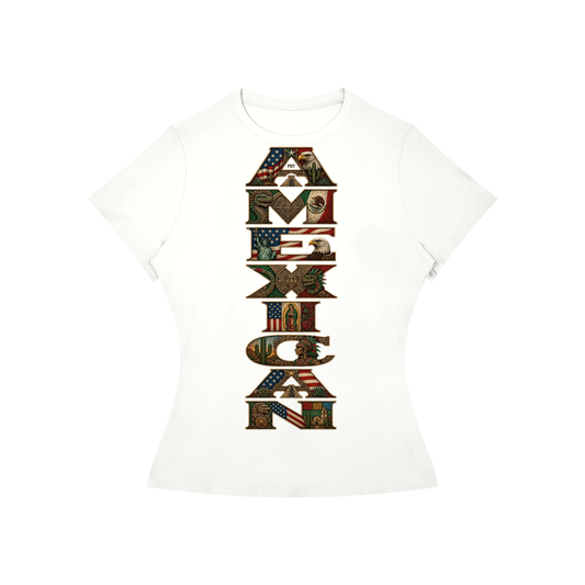 AMEXICAN Pride FDT Subtle Women’s Slim Fit Performance T-Shirt