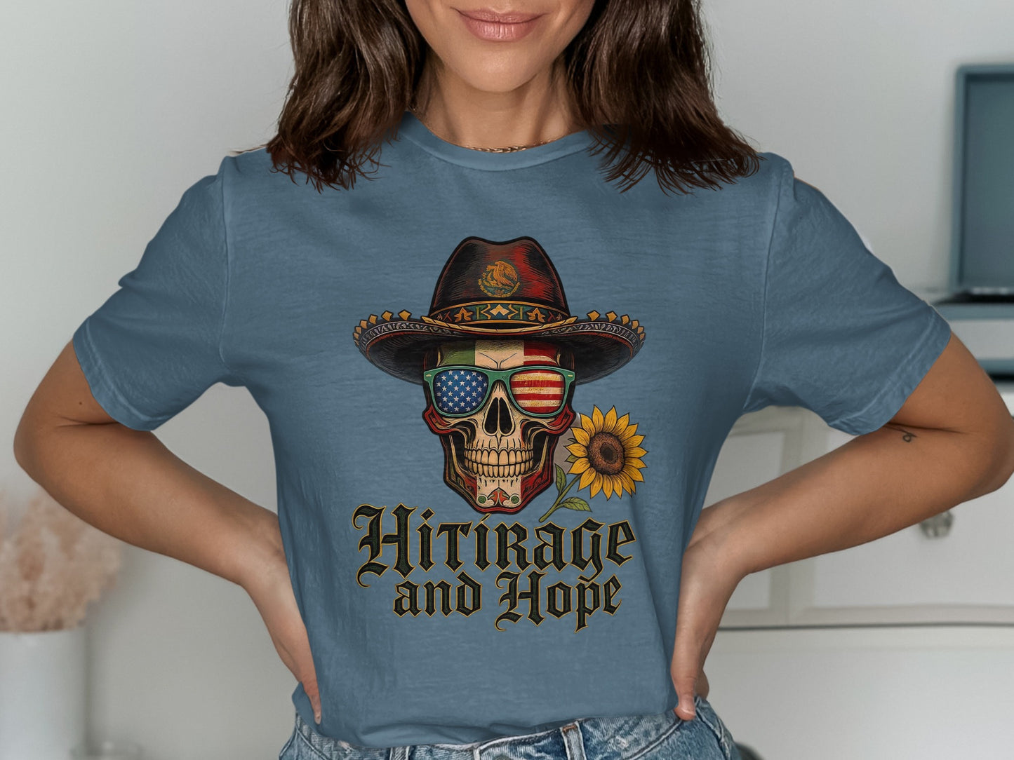 Vintage Style Heritage and Hope Skull T-Shirt product type