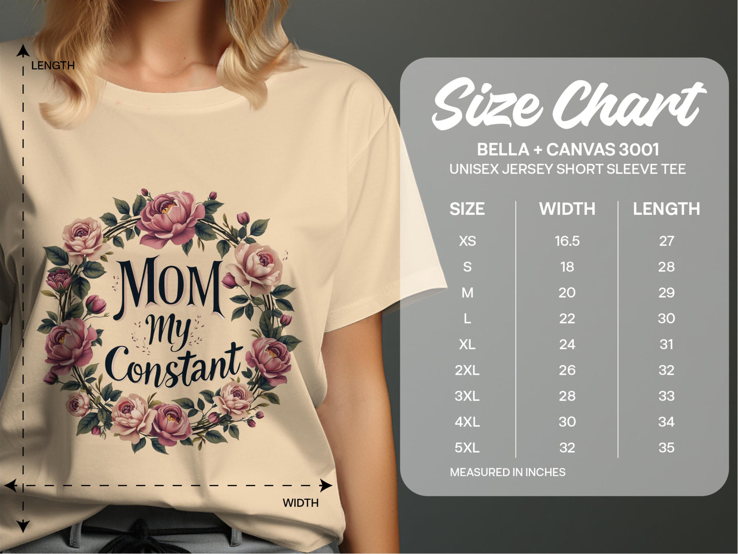 Mom My Constant Floral Graphic Unisex Tee product