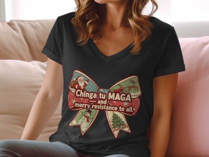 Chinga tu MAGA and merry resistance to all shirt