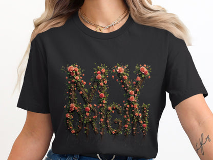 Floral My Origin Graphic Statement Tee product type