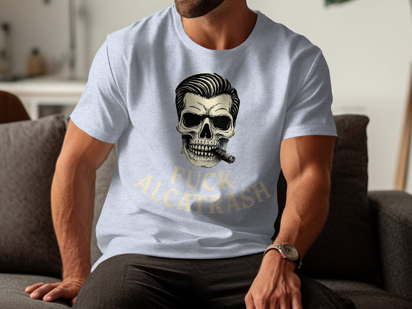 Rockabilly Skull Fuck Alcatrash Graphic Tee product