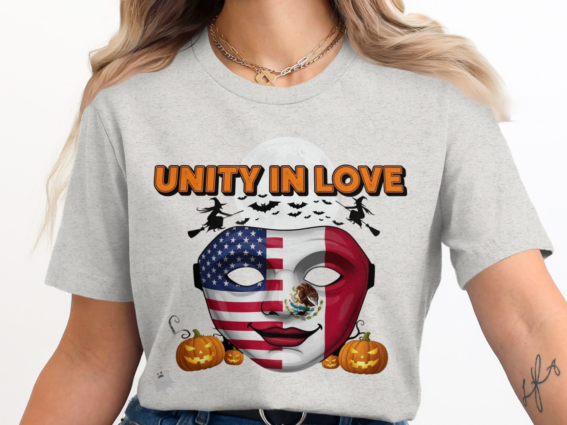 Unity In Love Halloween Themed Graphic Shirt product