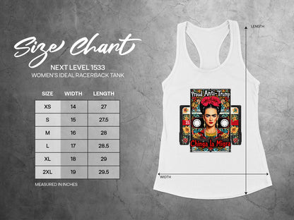 Proud Anti Trump Chinga La Migra Women's Tank