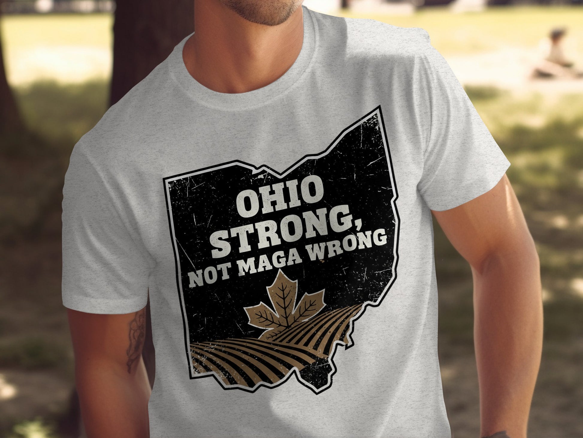Ohio Strong Not MAGA Wrong Graphic T-Shirt product