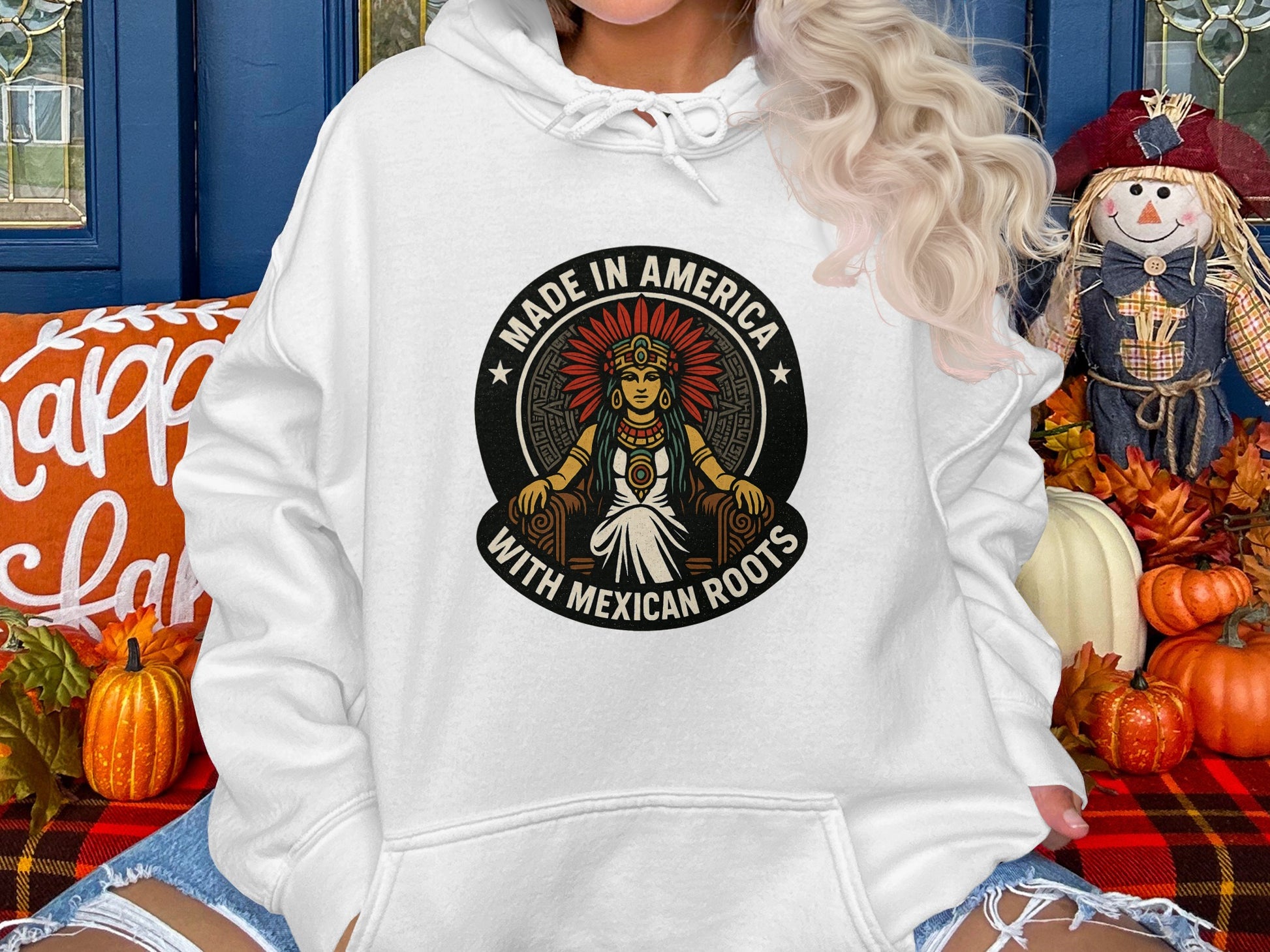 Made in America with Mexican Roots Hoodie product type