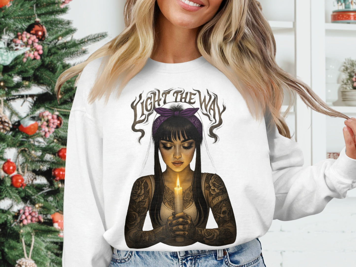 Light the Way Design Long Sleeve Shirt product