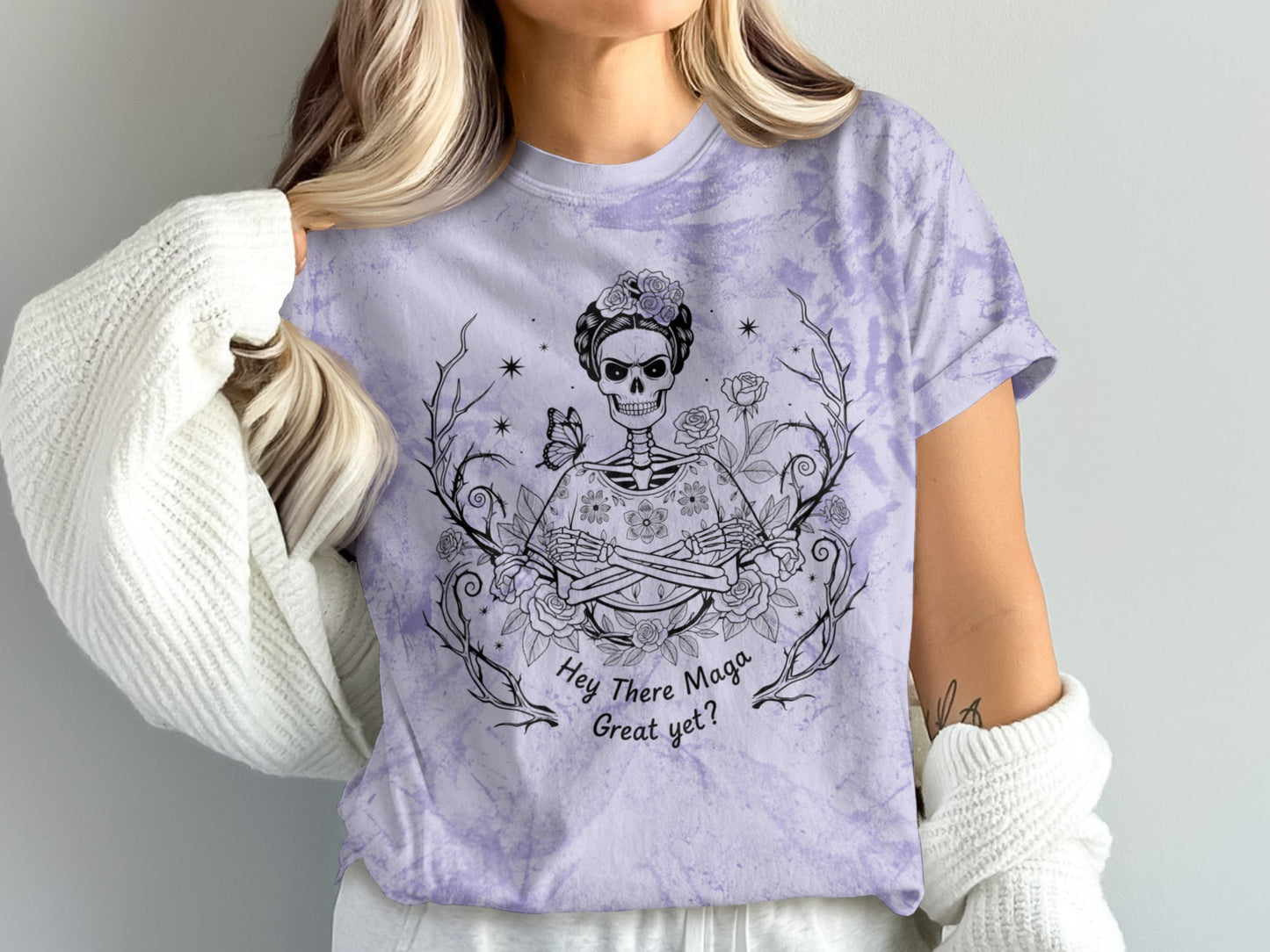 Hey There Maga Great Yet Skeleton Shirt
