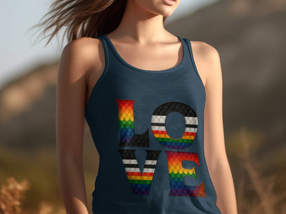 Colorful Love Pride Design Tank Top product
