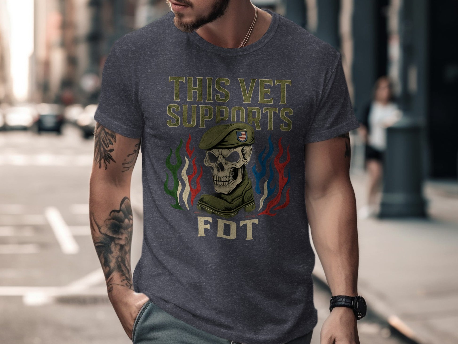 This Vet Supports FDT Graphic Tee product type