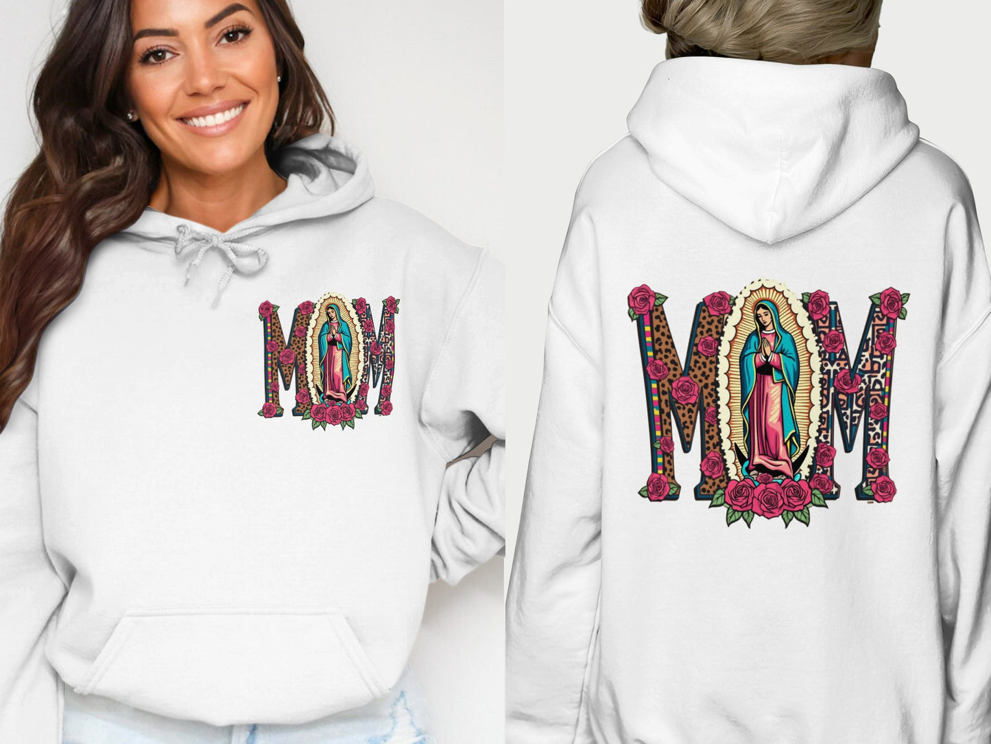 Vibrant Mom Hoodie Featuring Colorful Artistic Design product