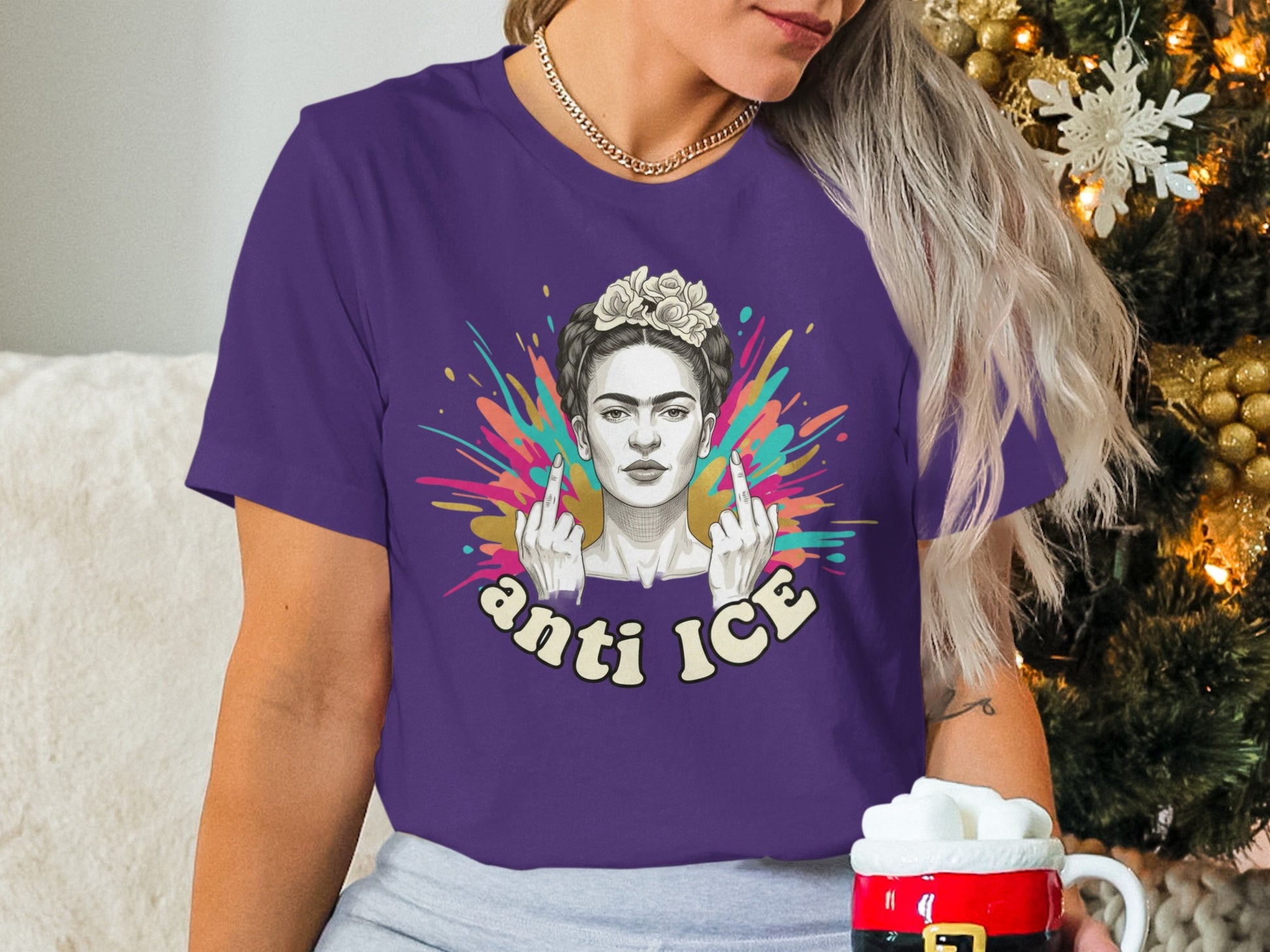 Anti Ice Colorful Graphic T-Shirt