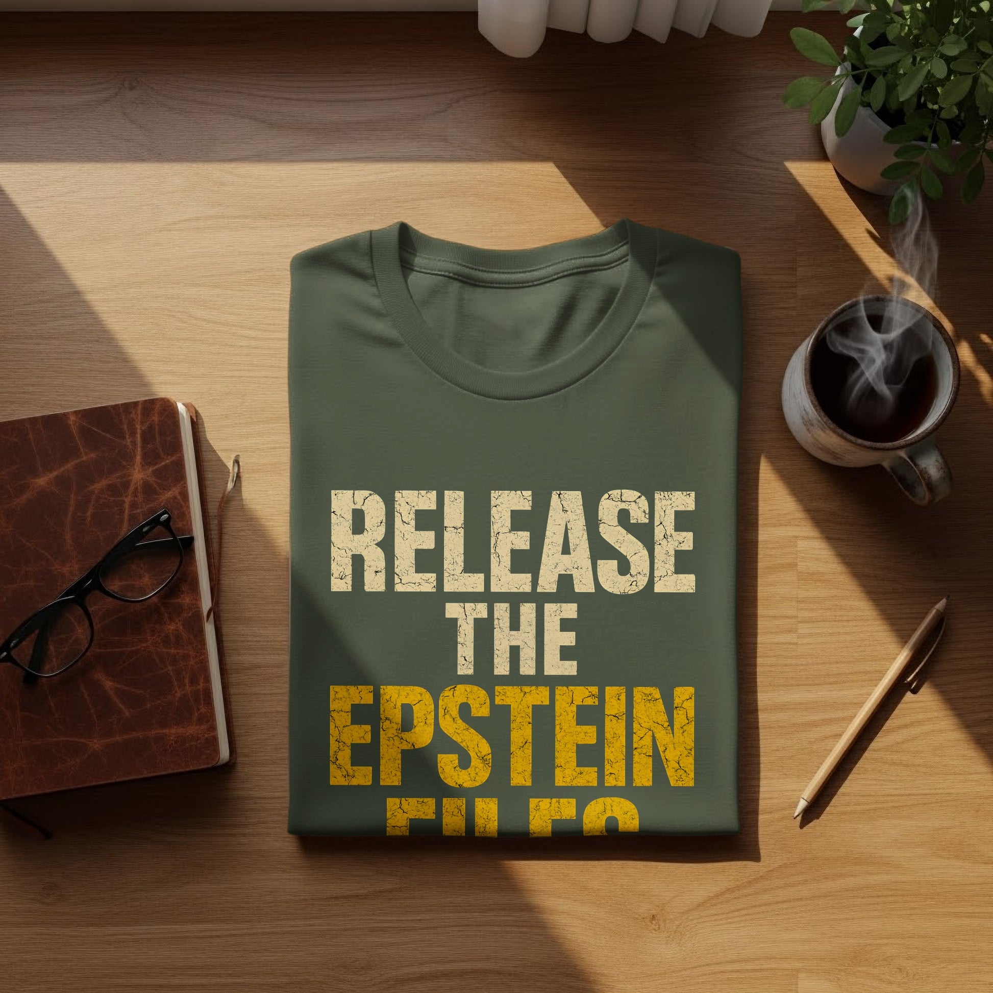 Release The Epstein Files Statement Shirt Product