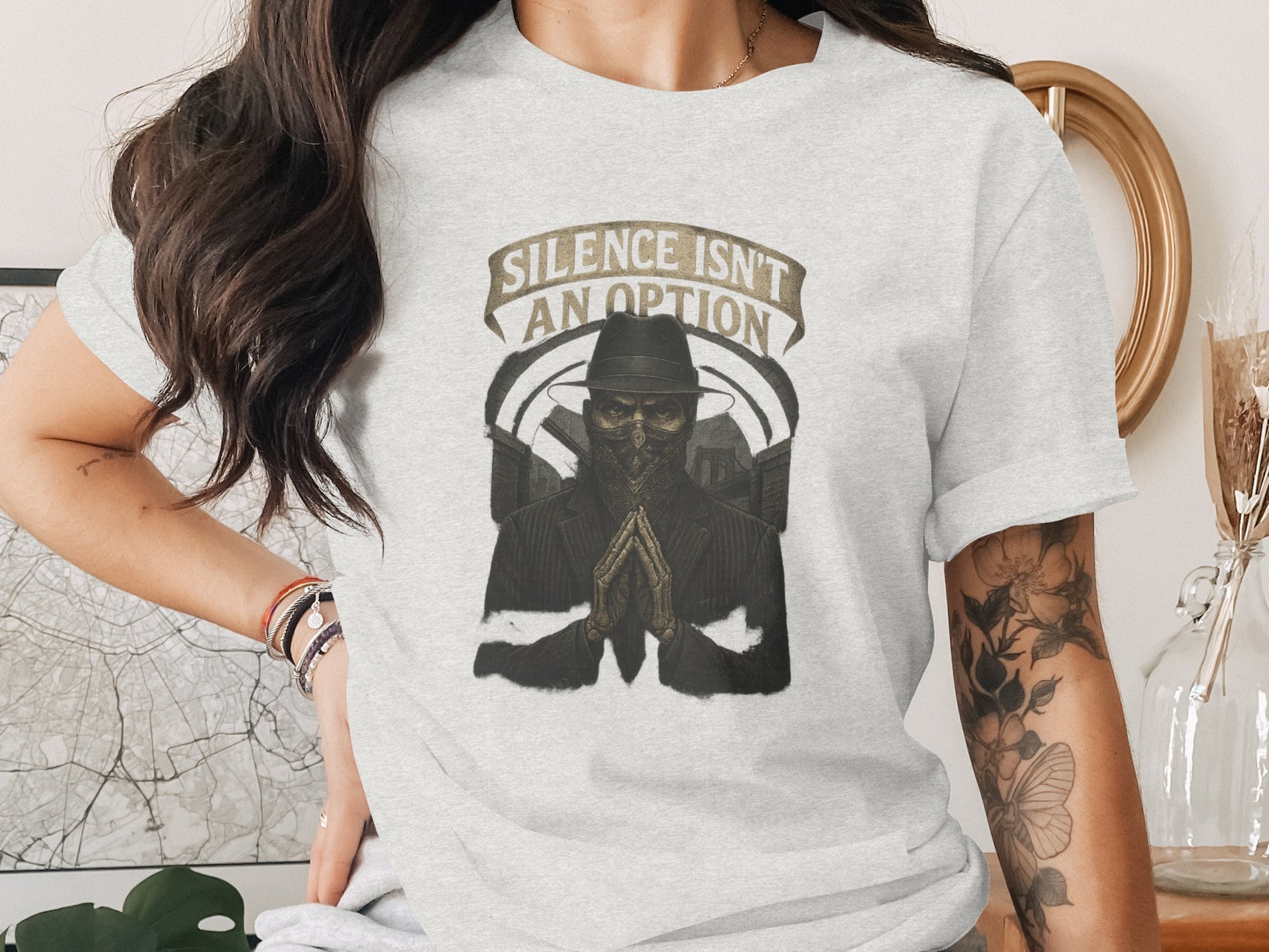 Silence Isn't An Option Printed T-Shirt product type
