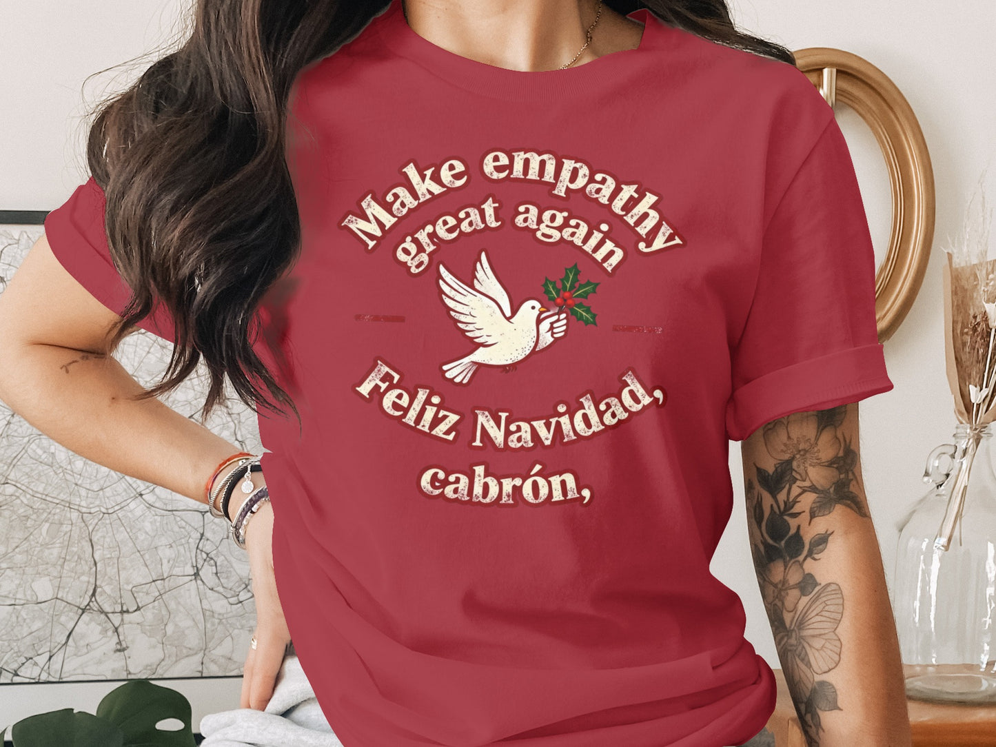Make Empathy Great Again Feliz Navidad T-shirt