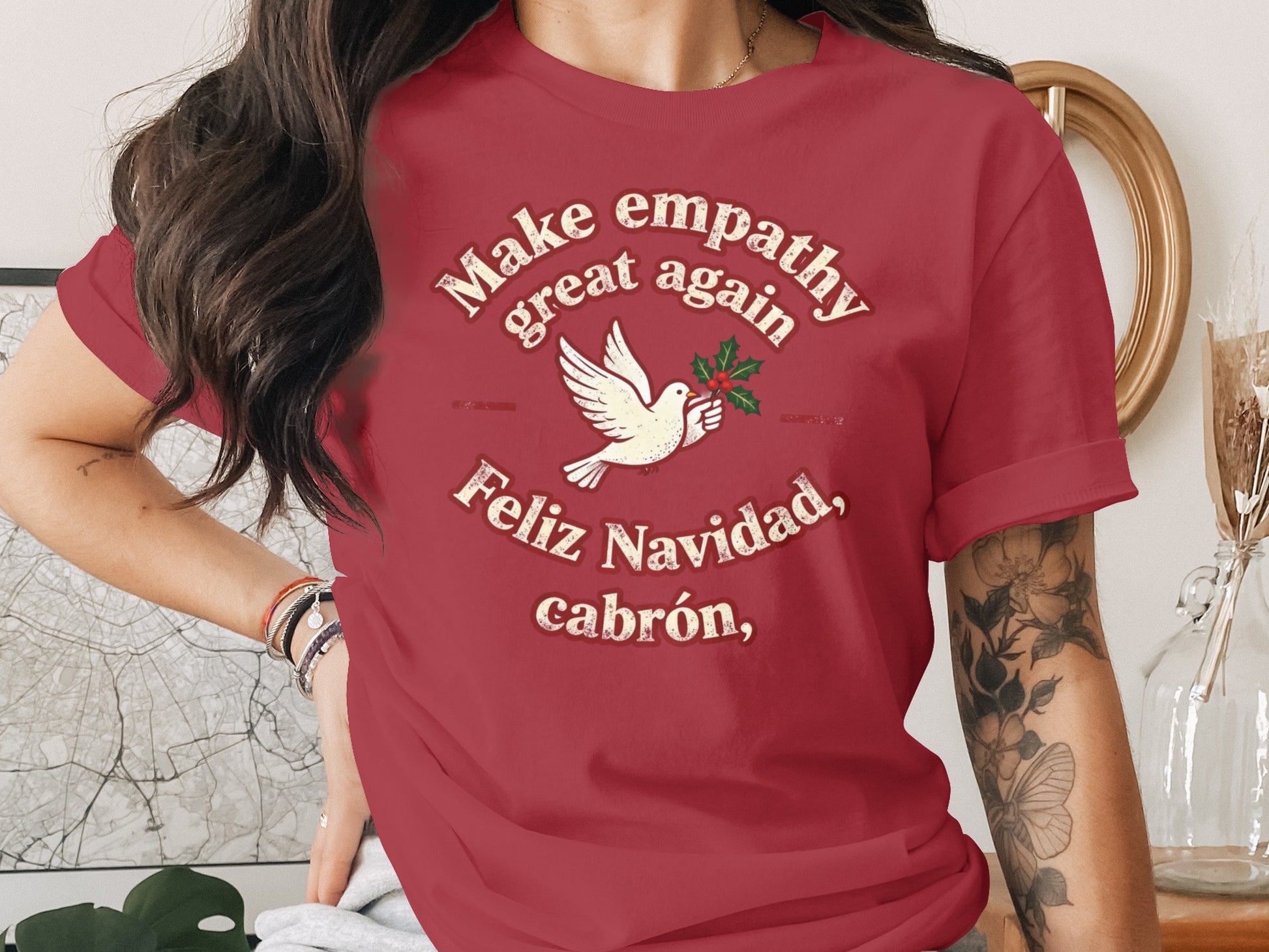 Make Empathy Great Again Feliz Navidad T-shirt