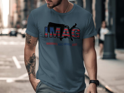 Immigrants Make America Great Map Design product