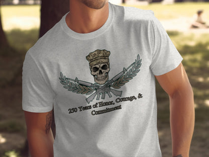 250 Years of Honor Courage Commitment Military Shirt