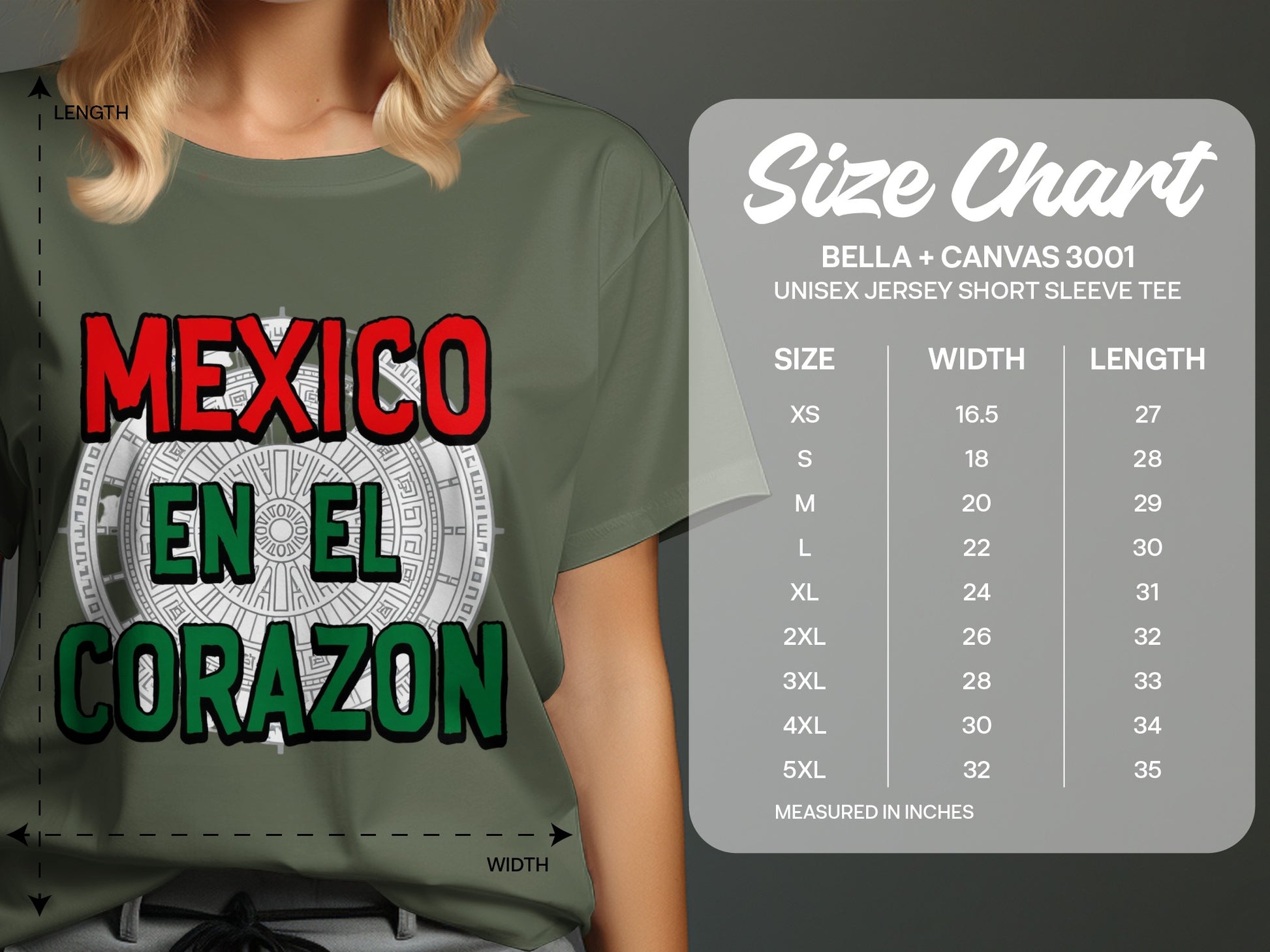 Mexico En El Corazon Graphic Tee product