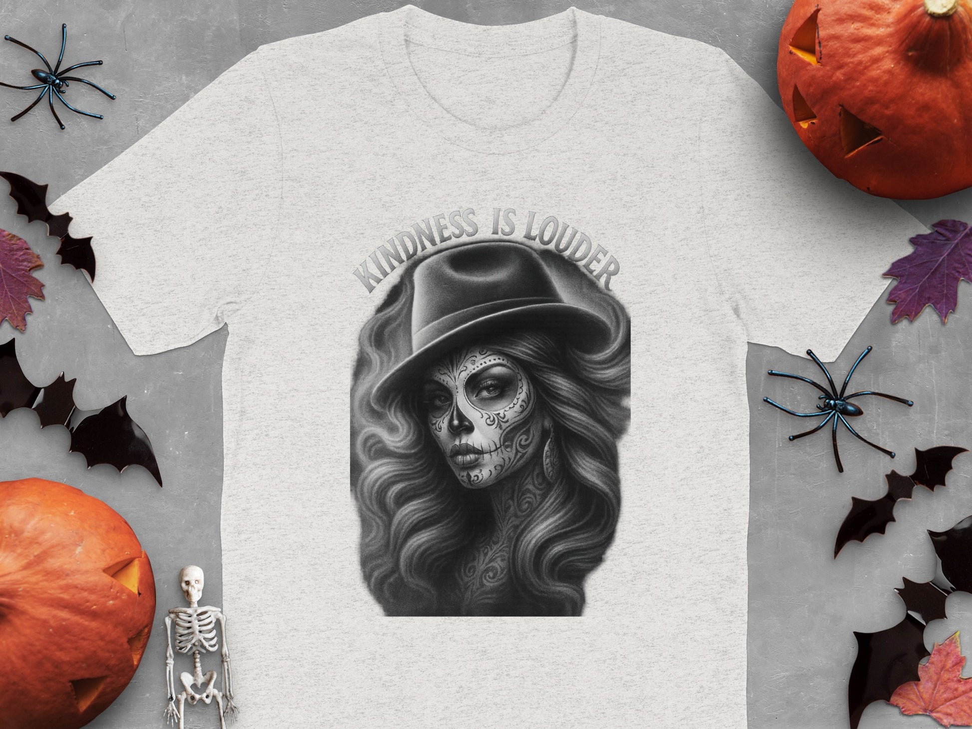 Kindness Is Louder Sugar Skull Artwork T-shirt product