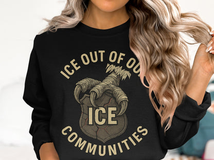 Ice Out Of Our Communities Printed Sweatshirt product