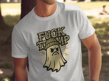 Fuck Trump Angry Ghost Graphic Design TShirt product