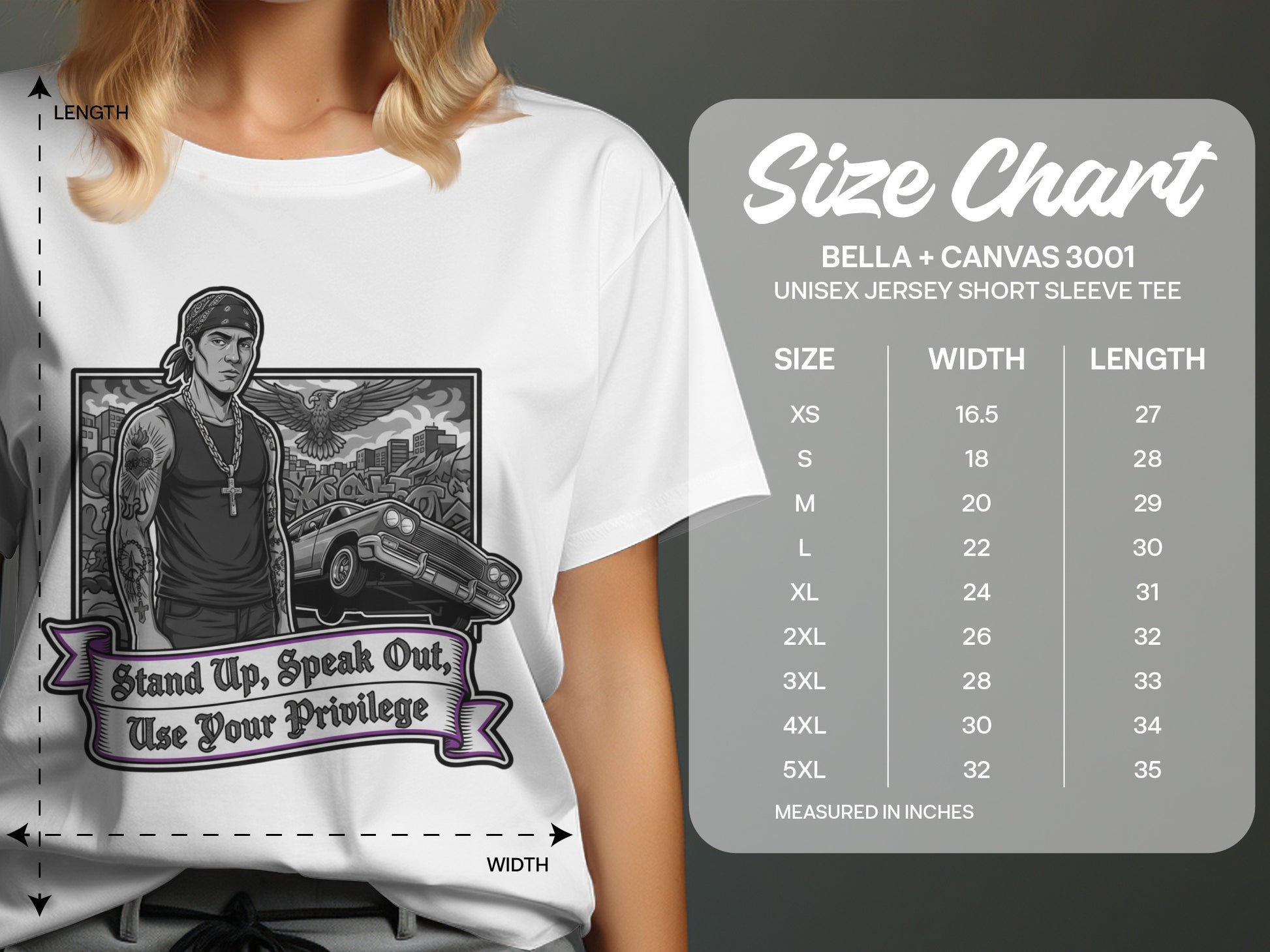 Stand Up Speak Out Use Your Privilege Short Sleeve Tee