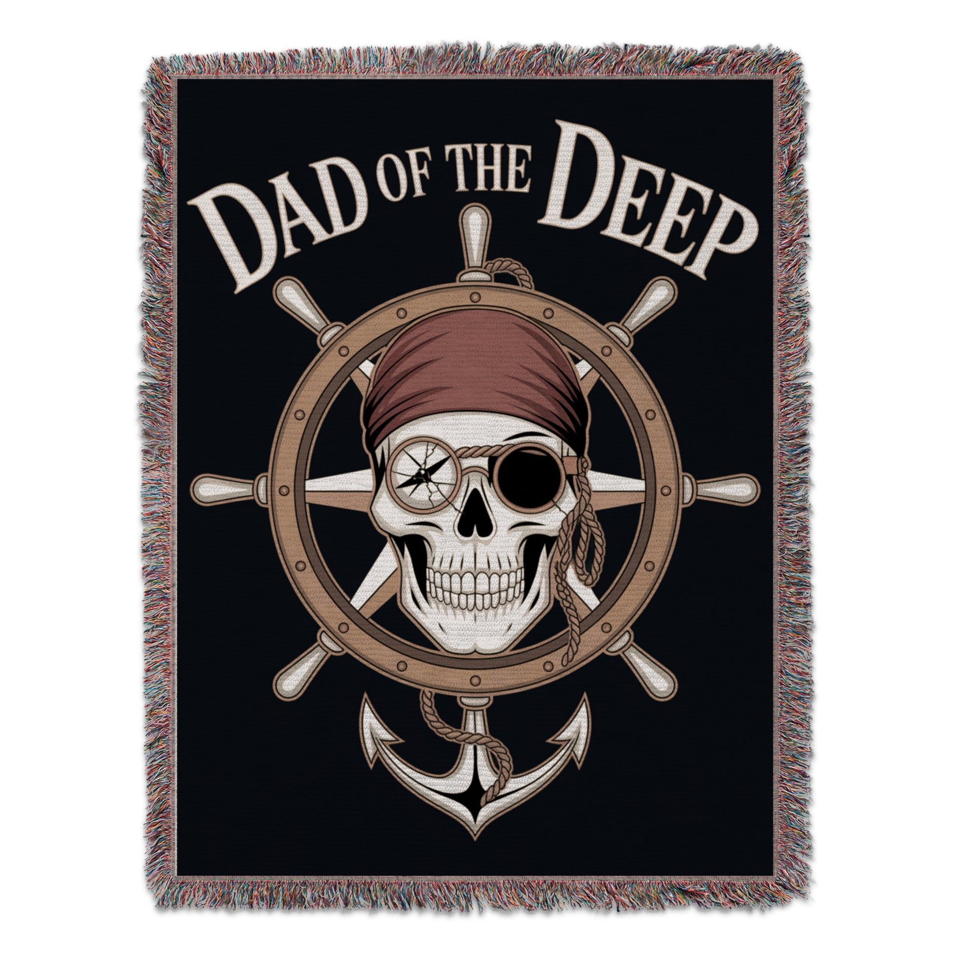 Dad of the Deep Pirate Themed Blanket product