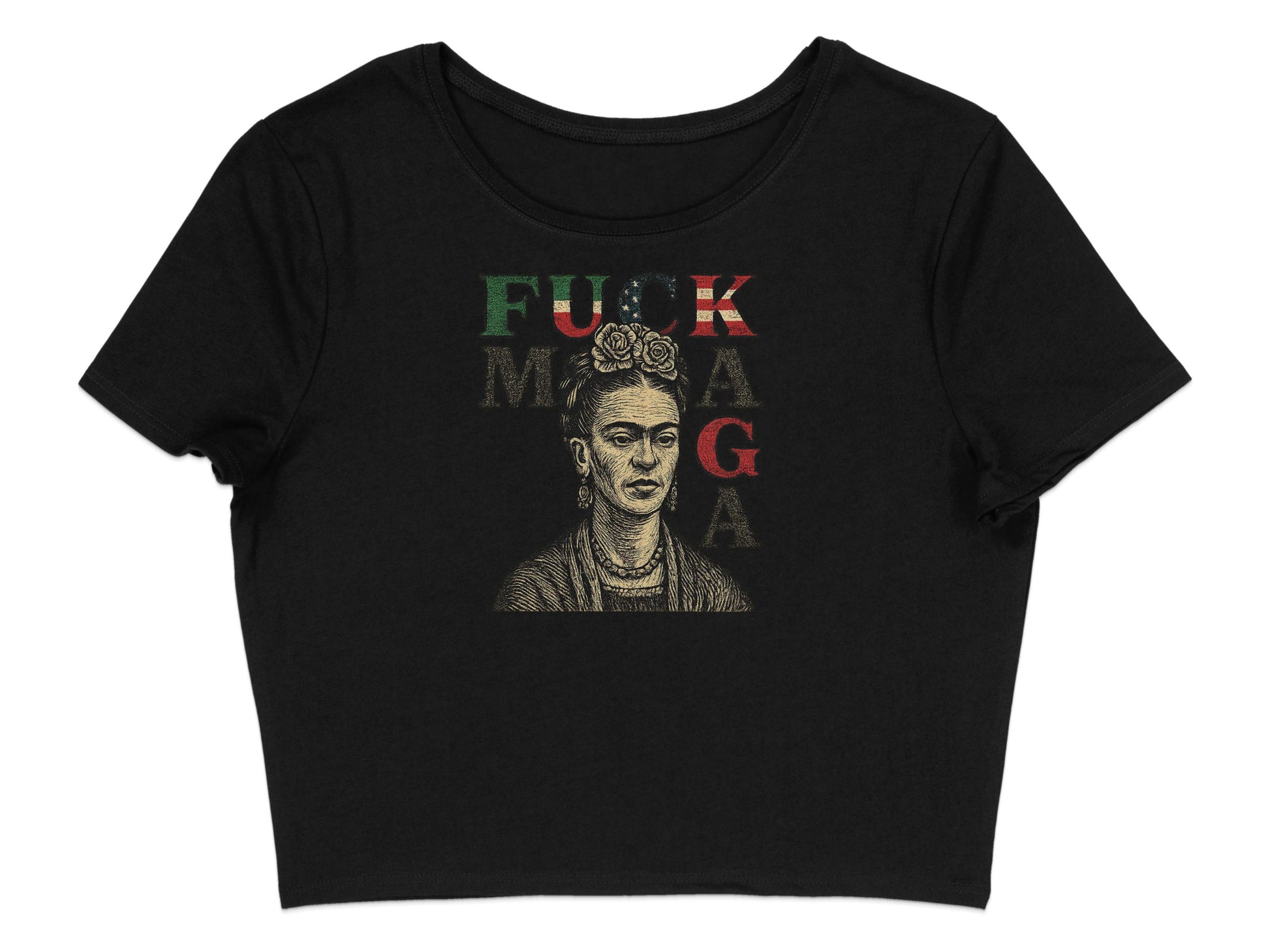 Bold Expressive Art Statement Crop Top product