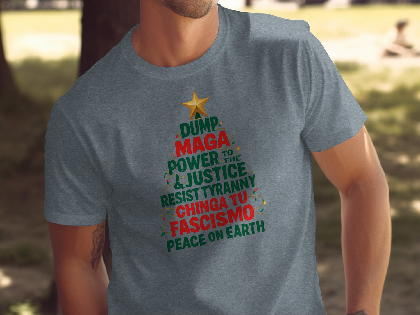 Dump MAGA Power Justice Resist Tyranny Peace Shirt