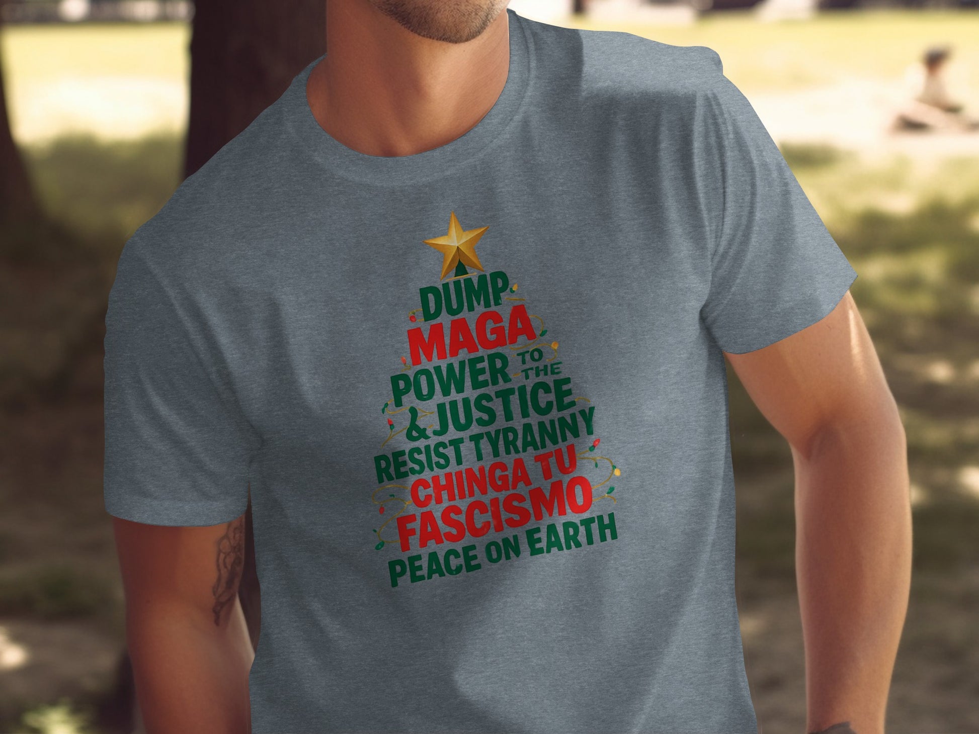 Dump MAGA Power Justice Resist Tyranny Peace Shirt