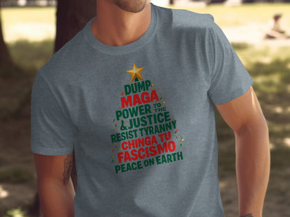 Dump MAGA Power Justice Resist Tyranny Peace Shirt