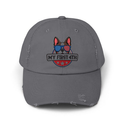 My First 4th Patriotic Dog Design Hat product type