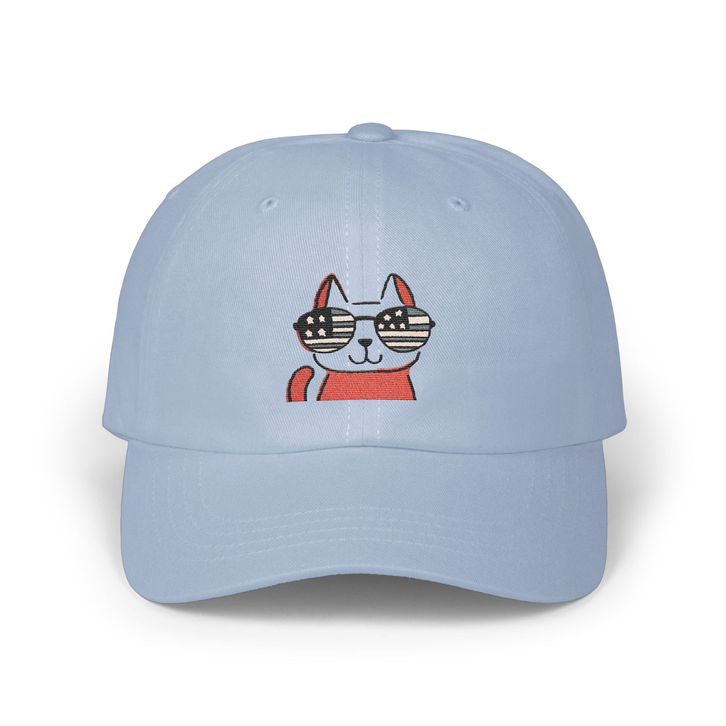 Cool Cat with Sunglasses Embroidery Hat product