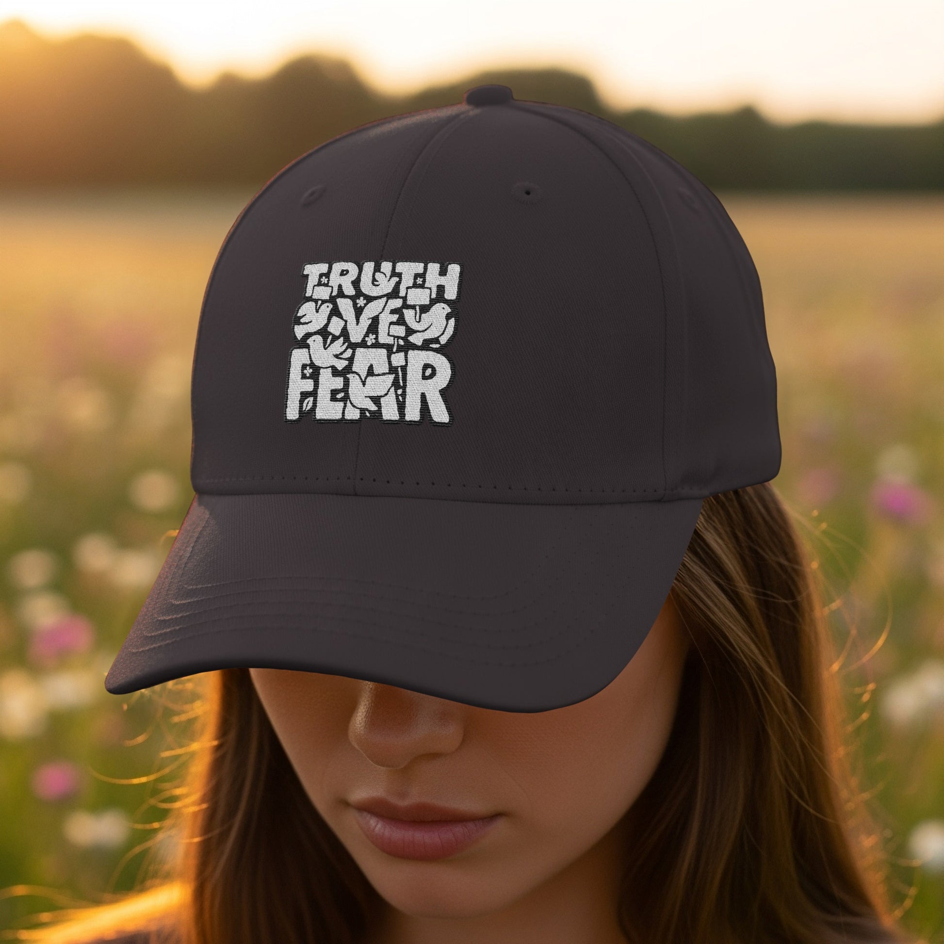 Truth Over Fear Inspirational Baseball Cap product