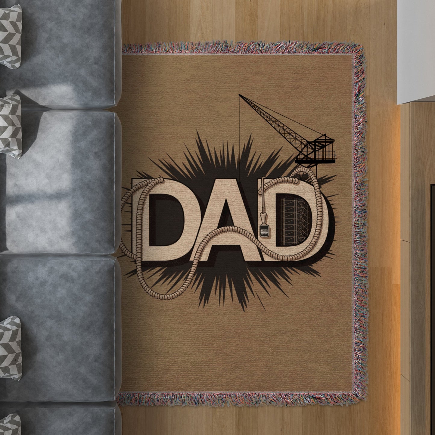 Unique Dad Design Rug for Father's Day Gift product