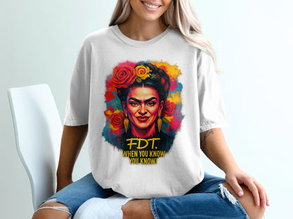 Vibrant FDT When You Know You Know Graphic T-Shirt product type