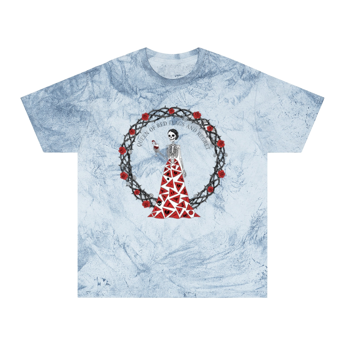 Queen of Red Flags and Regret Graphic T-shirt