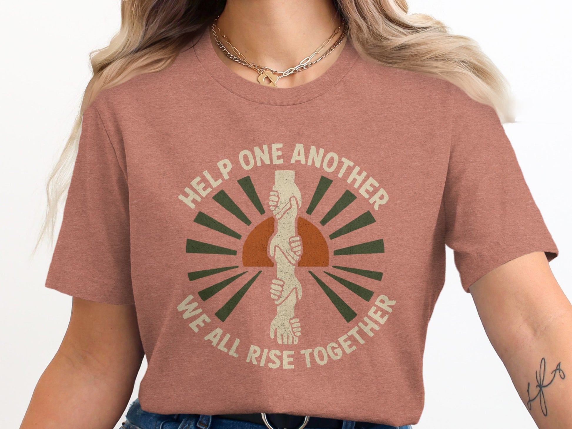 Help One Another We All Rise Together product type